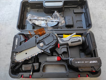 Load image into Gallery viewer, Mini AKU řetězová pila 2ks baterie+2ks řetězy