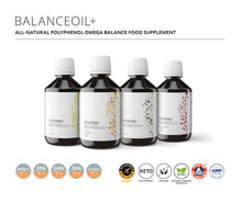 Load image into Gallery viewer, BalanceOil+, Omega 3 DHA EPA with effective polyphenols, Vit. D3 &amp; TEST
